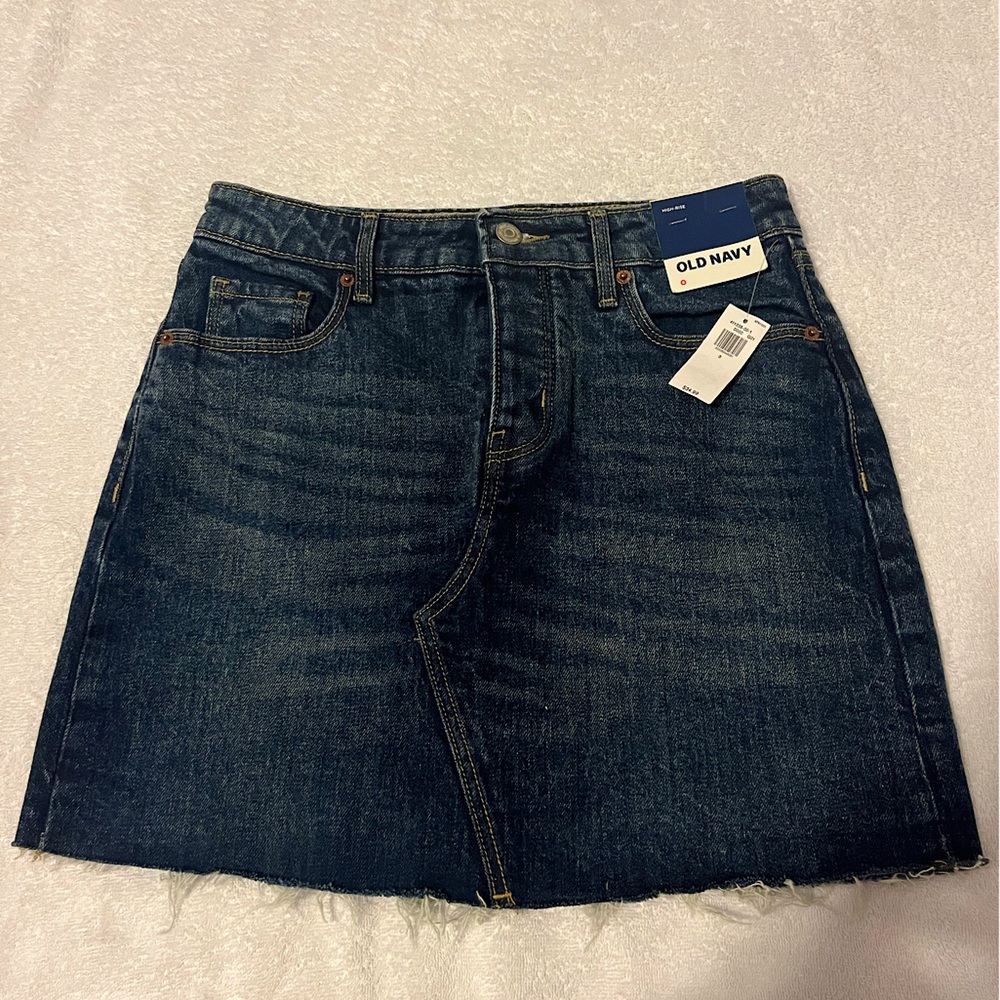 Dark Blue Jean Skirt